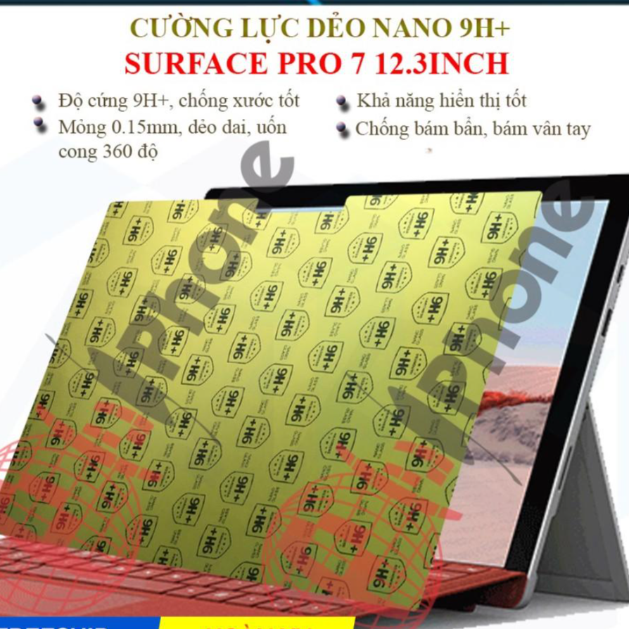 Dán cường lực dẻo nano dành cho Surface Pro 7 12.3inch