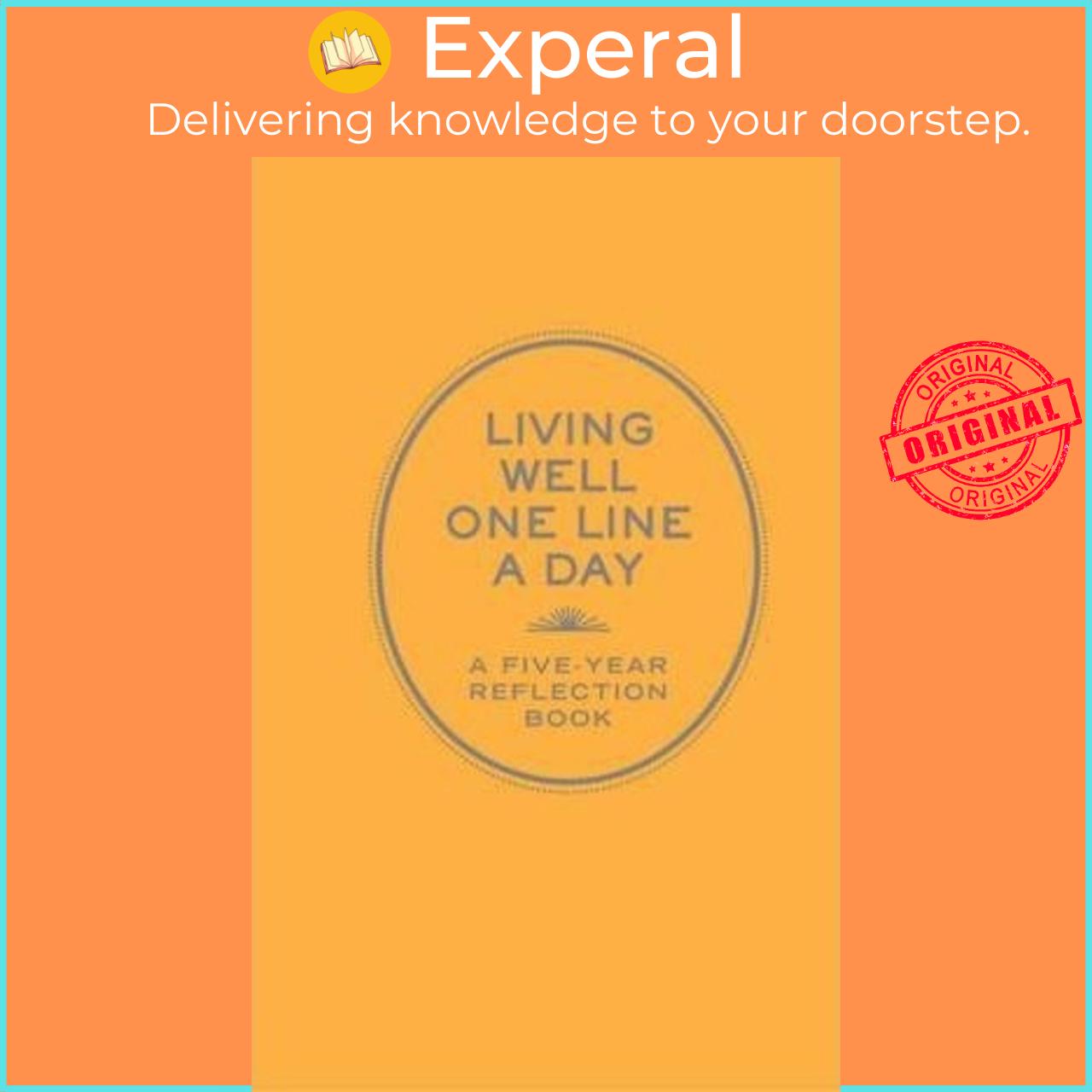 Sách - Living Well One Line a Day : A Five-Year Reflection Book by Chronicle Books