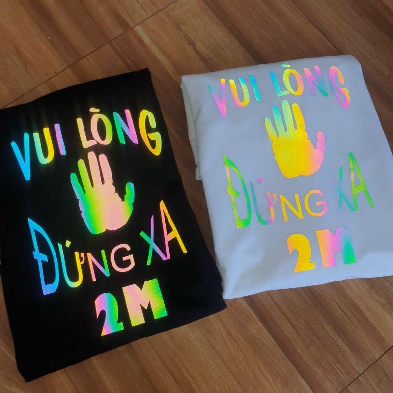 Áo Thun Phản Quang Unisex Vui Lòng Đứng Xa Áo Phông Form rộng Chưa Có Bồ - Chất Cotton Dày Mịn T-shirt - HIỀN LINH SHOP ÁO KHOÁC