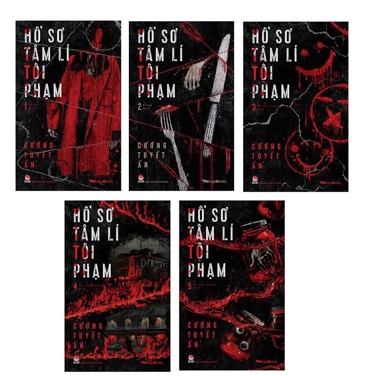 Sách - Hồ Sơ Tâm Lí Tội Phạm - Tập 1, 2 , 3 , 4 , 5 Truyện Trinh Thám - Trọn Bộ