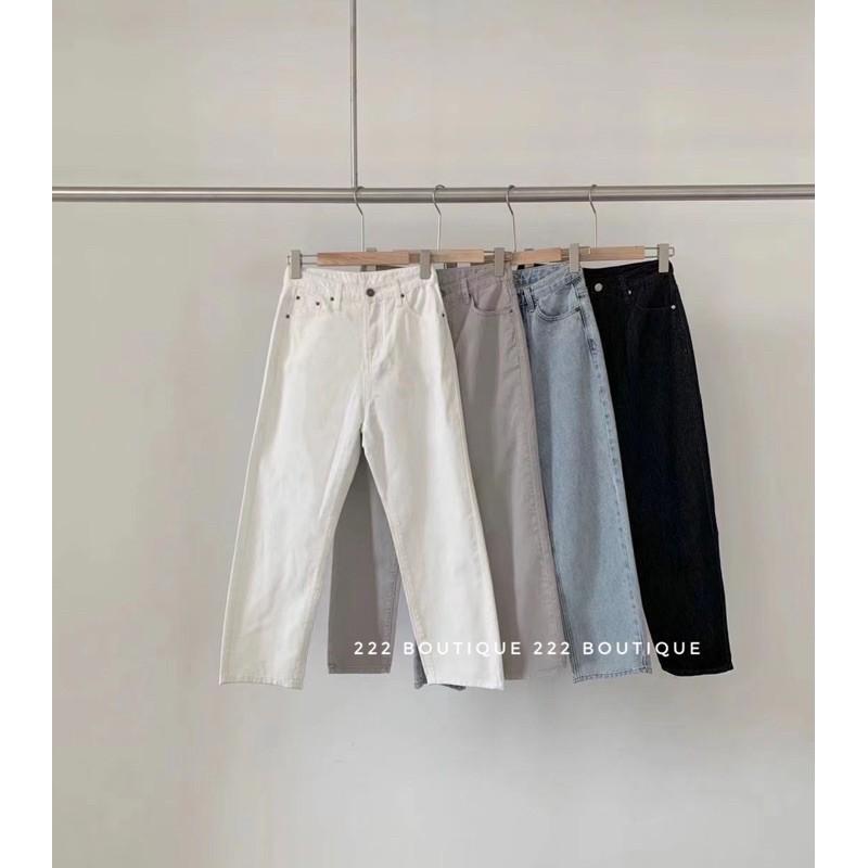 Quần jean baggy ACME tag trắng