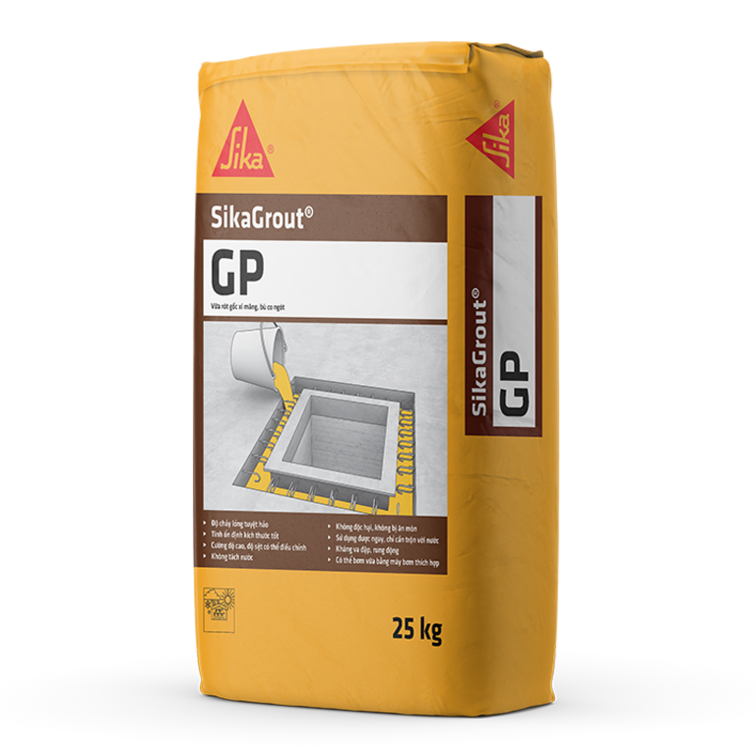 SikaGrout GP - Bao 25kg - Vữa rót không co ngót