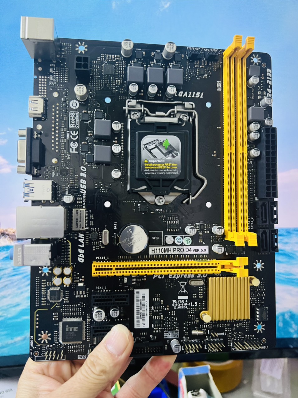Bo Mạch Chủ BIOSTAR H110MH PRO D4 - HÀNG CHÍNH HÃNG