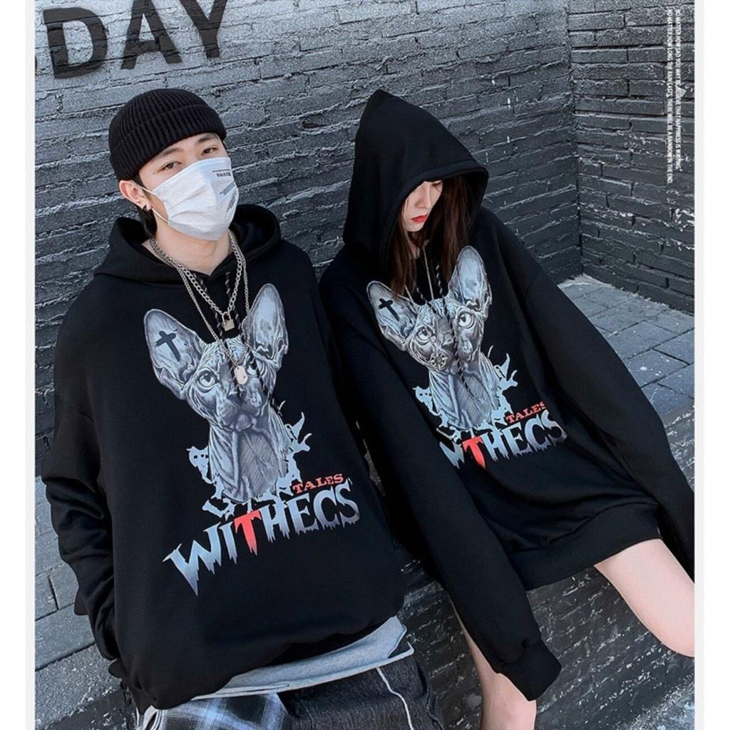  Áo Hoodie - Áo Khoác Nỉ Nam Nữ Unisex WITHECS - Kèm DEAL Sốc