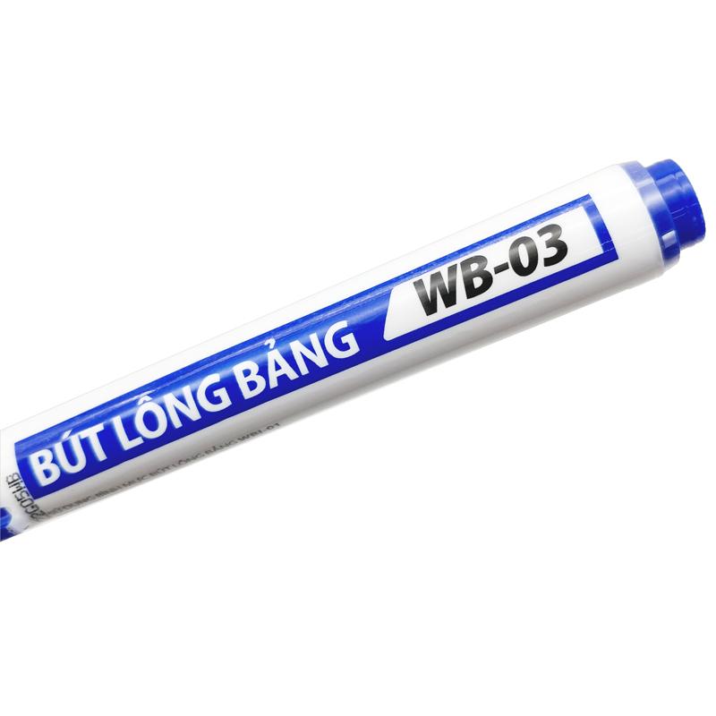 Hộp 10 Bút Lông Bảng 2.5 mm - Thiên Long WB-03 - Mực Xanh