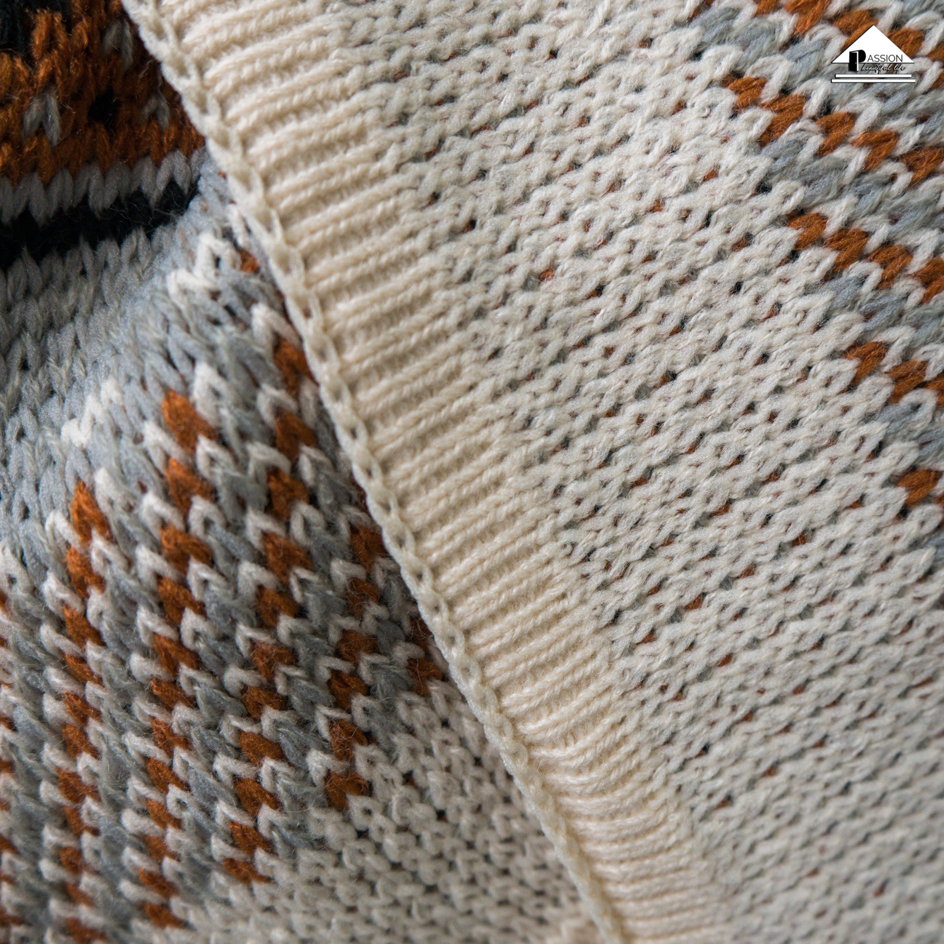 Chăn Đan Len Dệt Kim Boho Trang Trí Sofa