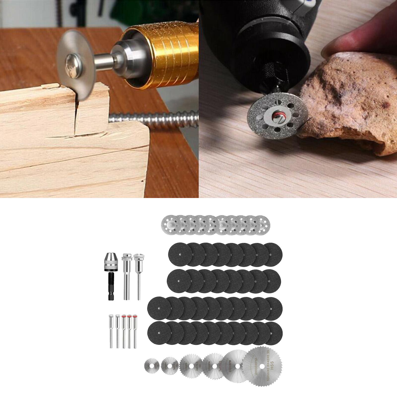 Diamond Cutting Wheel And HSS Saw Blade Cutting Stones Glass Woodworking