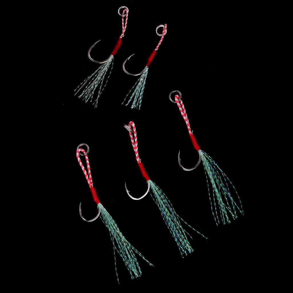 Hi-carbon Assist Hook Fishing Jig Hooks Live Baits Hooks Fishhooks