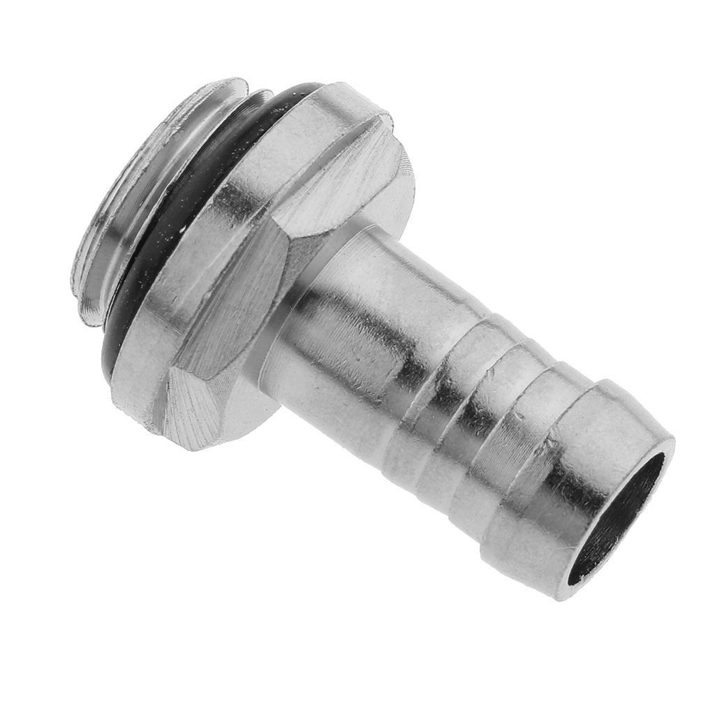 2-7pack G1/4 Thread PC Water Cooling Connector 3/8" Tube Pipe Fittings Adapter