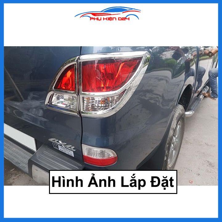 Ốp viền đèn pha hậu mạ crom Mazda BT-50, BT50 2015-2016-2017-2018-2019-2020 chống trầy trang trí bảo vệ xe