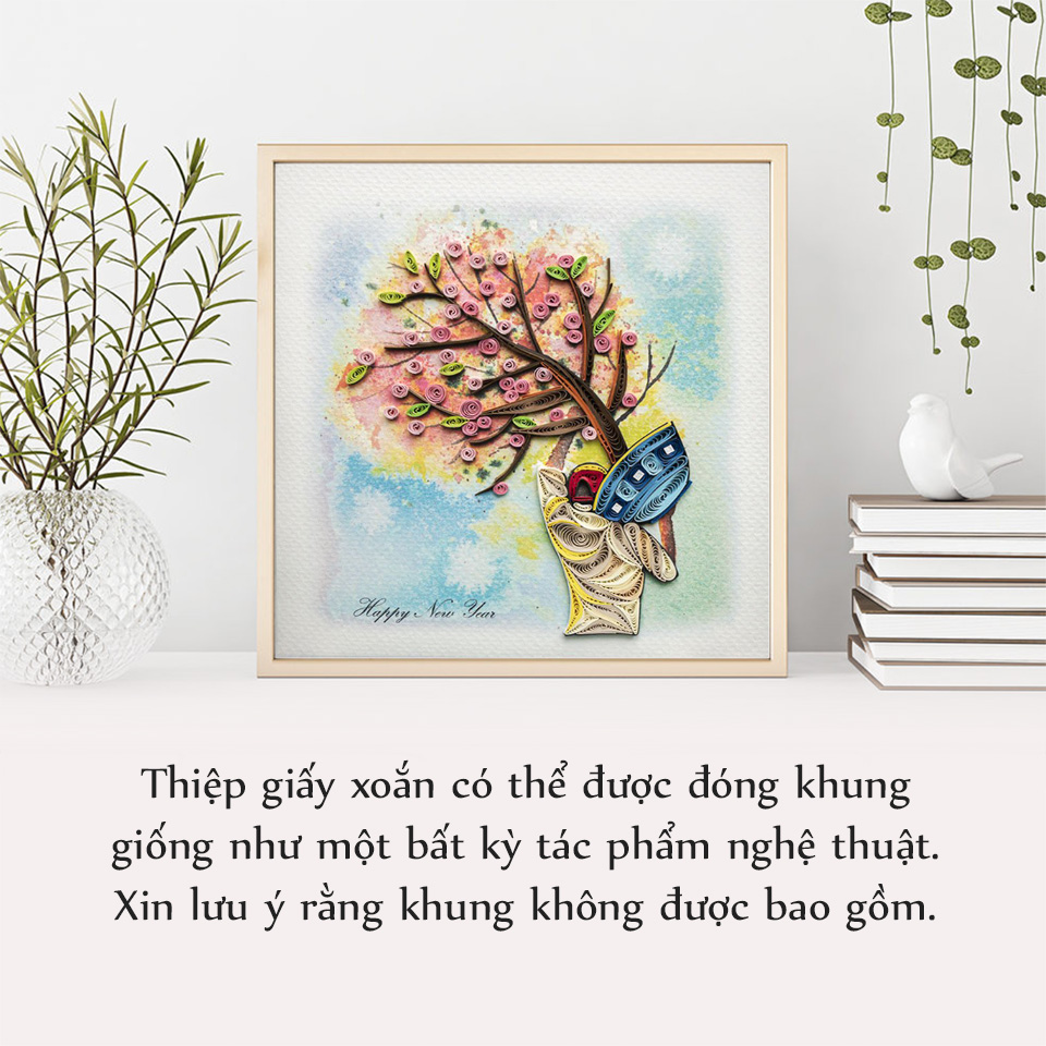 Thiệp Tết - Cây Đào