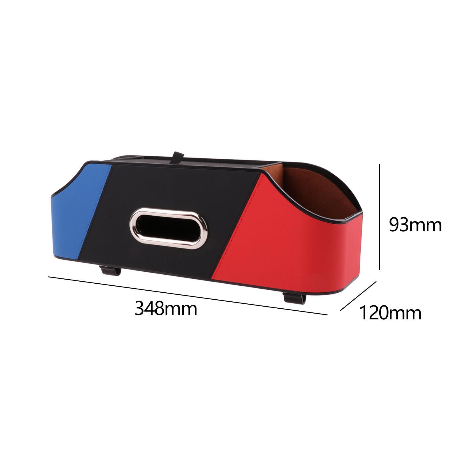 Car Seat Back Organizer Tissue Box Keep Tidy Travel Accessories 2 Cup Holder