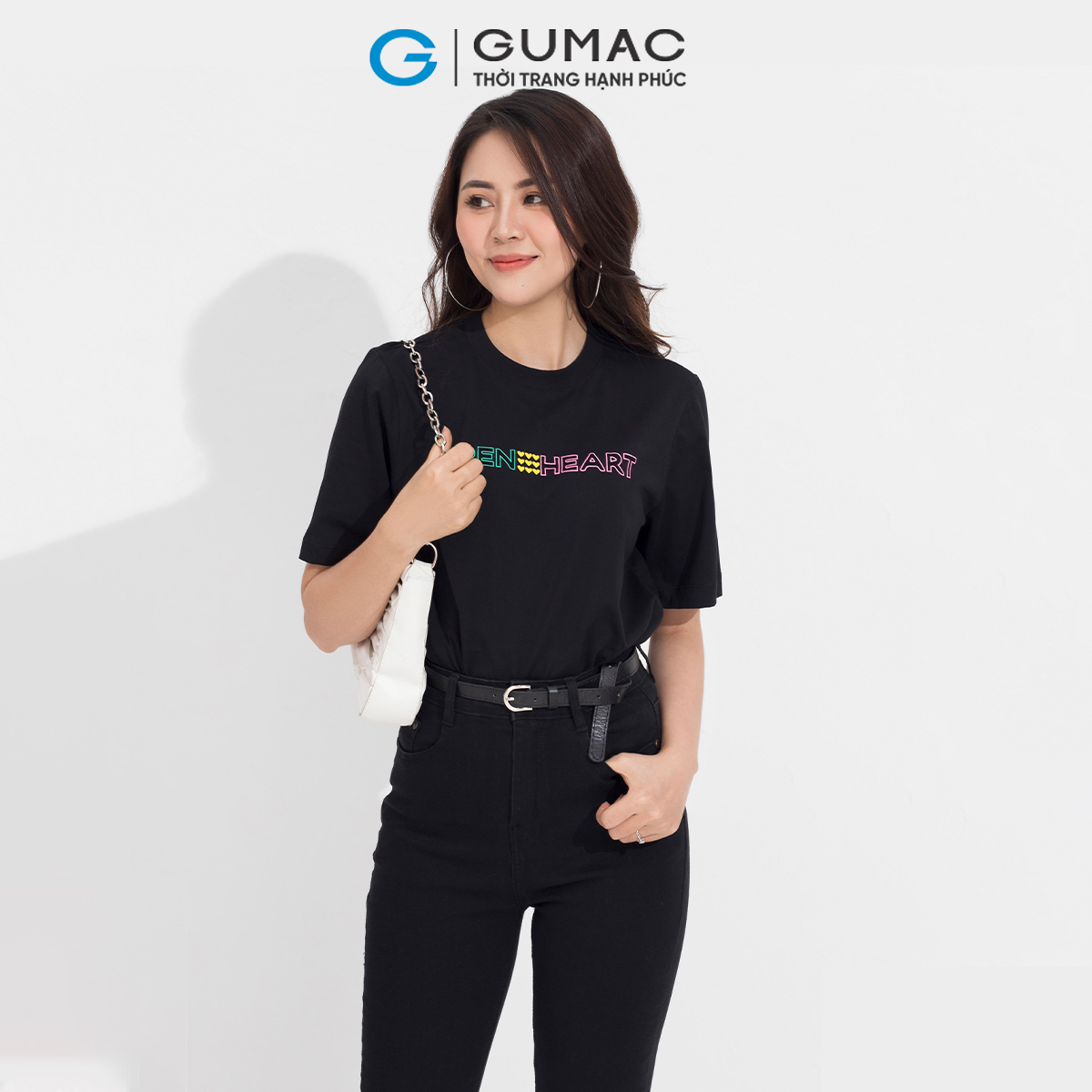Áo thun in nổi GUMAC ATD05051