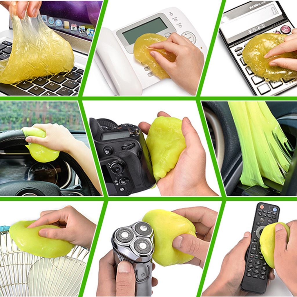 Bọt biển hút làm sạch bụi bẩn bàn phím xe hơi