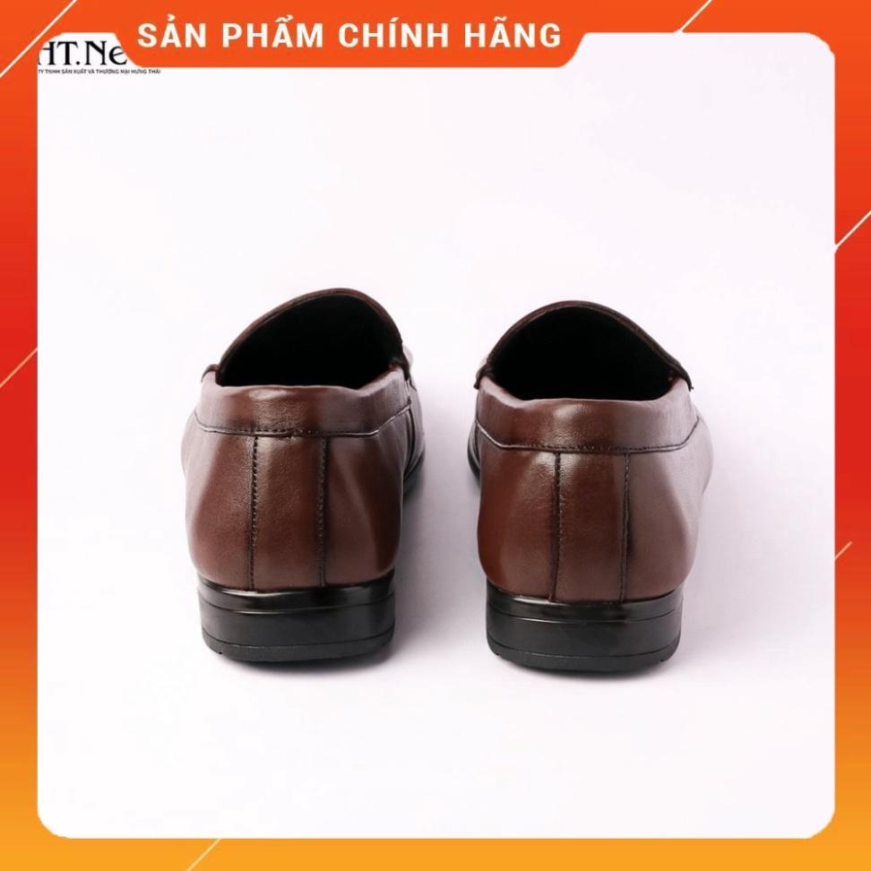 Giày lười - giày da nam cao cấp HT.NEO-100% là da bò tự nhiên, kiểu dáng sang trọng, lịch lãm, đế phít D37