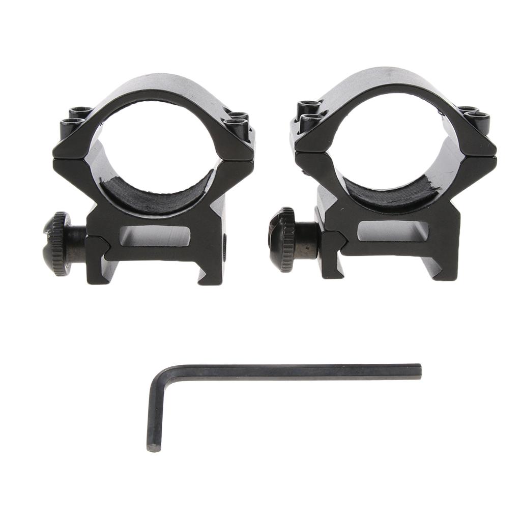 Medium Profile 25.4mm Mount Ring for 20mm Weaver Rail Accessories