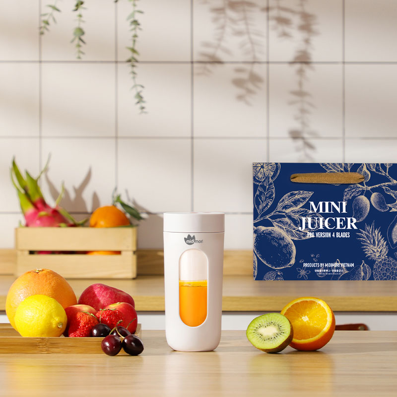 Combo Máy Làm Sữa Hạt Đa Năng Midimori MDMR-668 Và Máy Sinh Tố Cầm Tay Midimori MDMR-212 - Hàng Chính Hãng