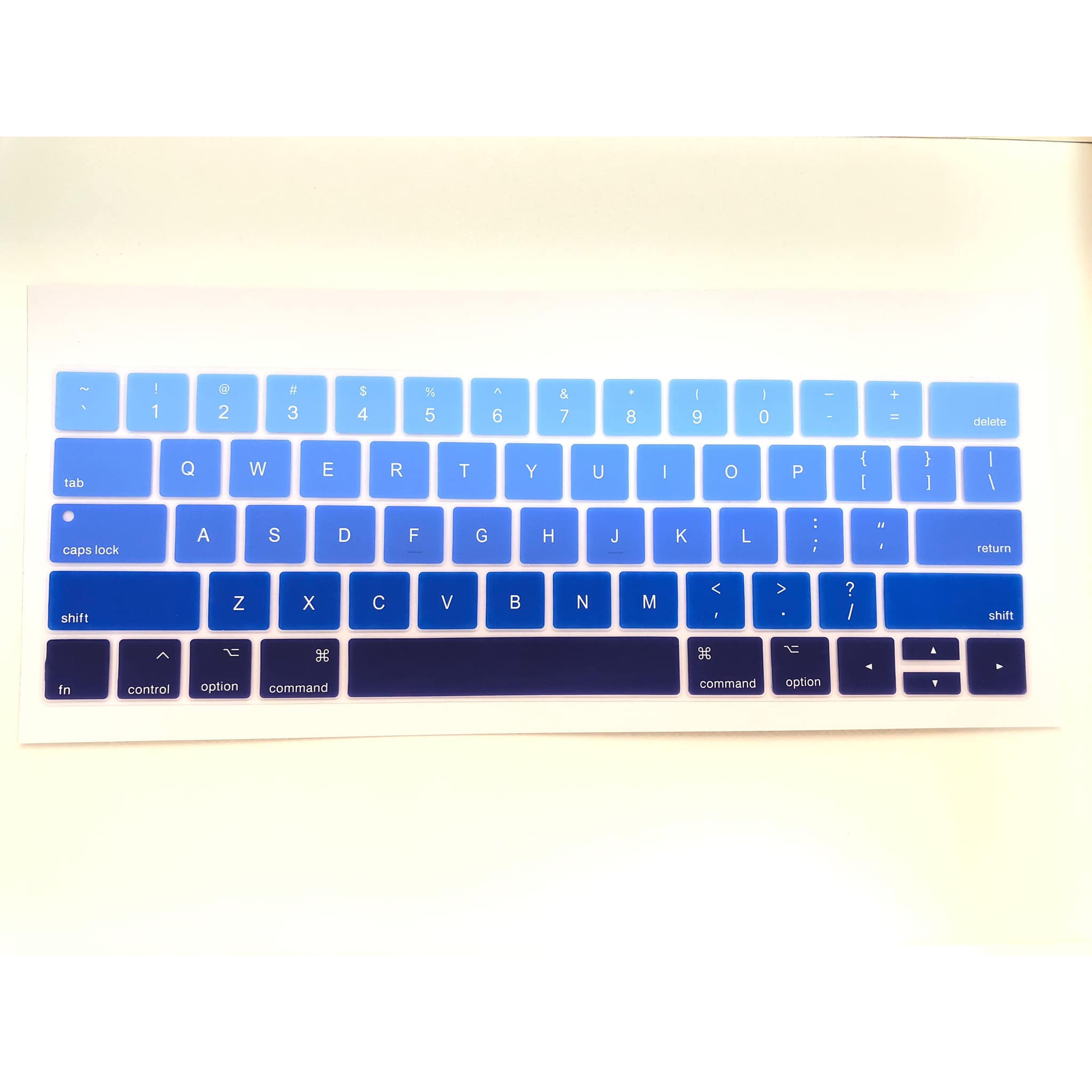 Miếng phủ bảo vệ bàn phím cho Macbook bằng Silicon chống nước, chống bụi bẩn màu Gradient