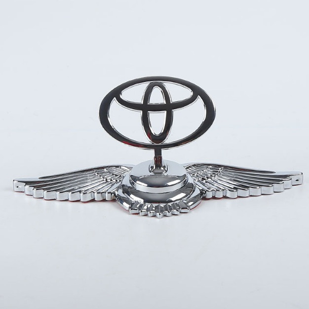 Logo cánh chim nổi 3D dán capo xe ô tô