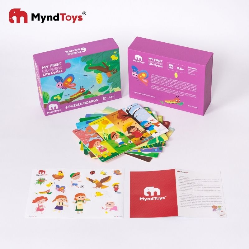 Đồ Chơi Giáo Dục Myndtoys My First Learning - Life Cycles Dành Cho Các Bé Trên 2.5 Tuổi