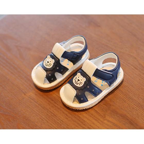 Sandal tập đi dép tập đi cho bé trai bé gái đế mềm hình đáng yêu có kèn