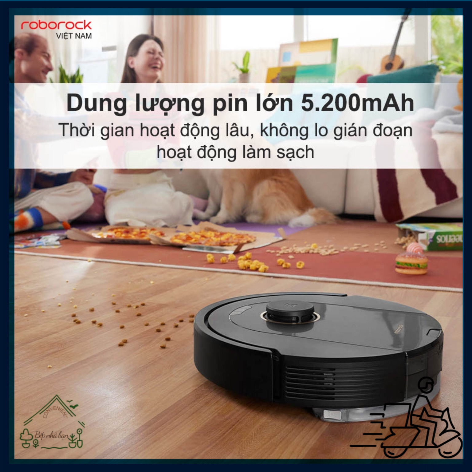 Robot hút bụi lau nhà Roborock Q5 Pro – Hàng Chính Hãng