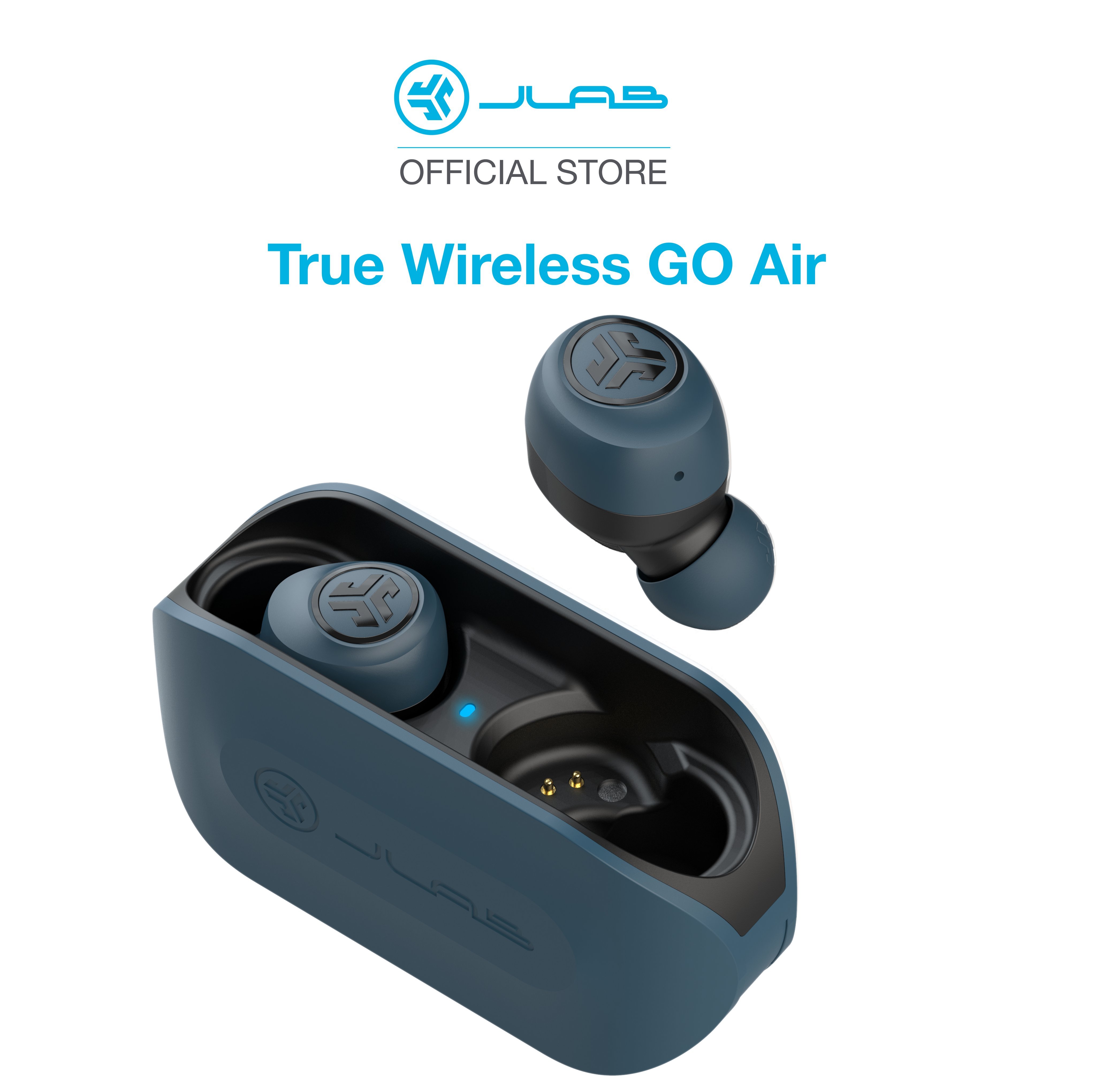 Tai nghe Bluetooth True Wireless JLab GO Air màu xanh navy - Hàng hính hãng