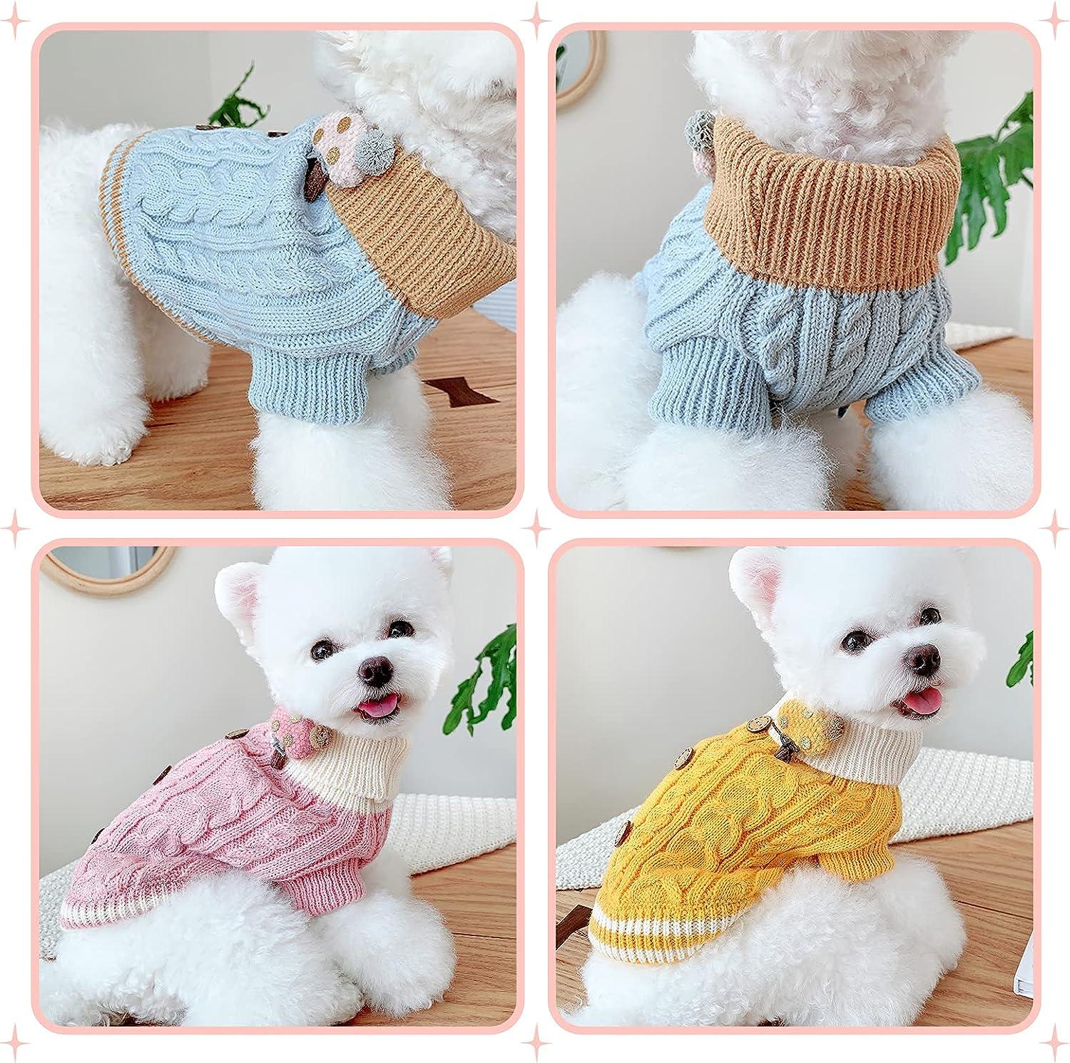 Áo Len Cho Thú Cưng, Áo Len Ấm Áp Cho Chó Mèo, Áo Khoác Thoải Mái Cho Thú Cưng*M