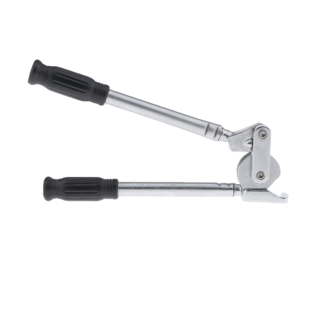 8mm 3-in-1 Tube Bender, Heavy Duty Aluminum Alloy Pipe Bending Tool, 180 Degree