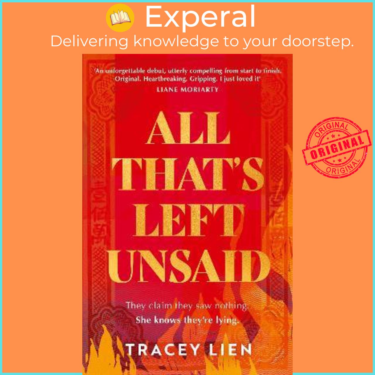 Sách - All That's Left Unsaid by Tracey Lien (UK edition, hardcover)
