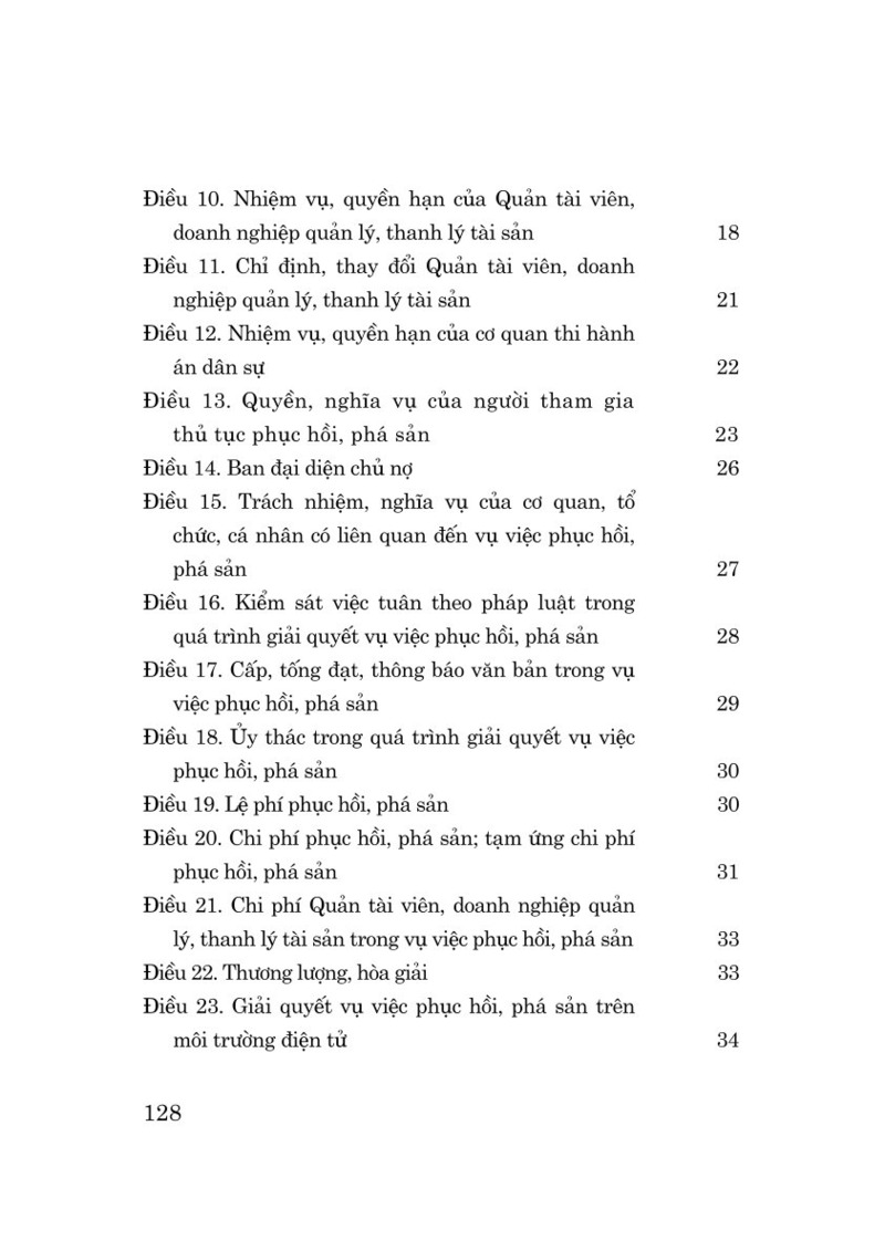 Luật Phục hồi, phá sản năm 2025