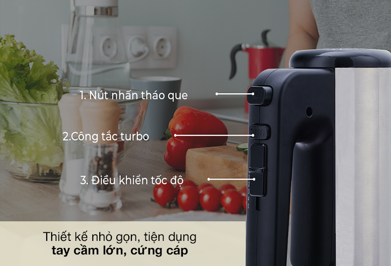 Máy Đánh Trứng Cầm Tay Hafele HH-B400A Hàng Chính Hãng (535.43.276)`