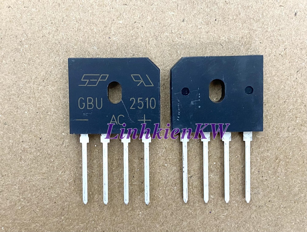 Cầu Diode GBU2510 25A 1000v mới .