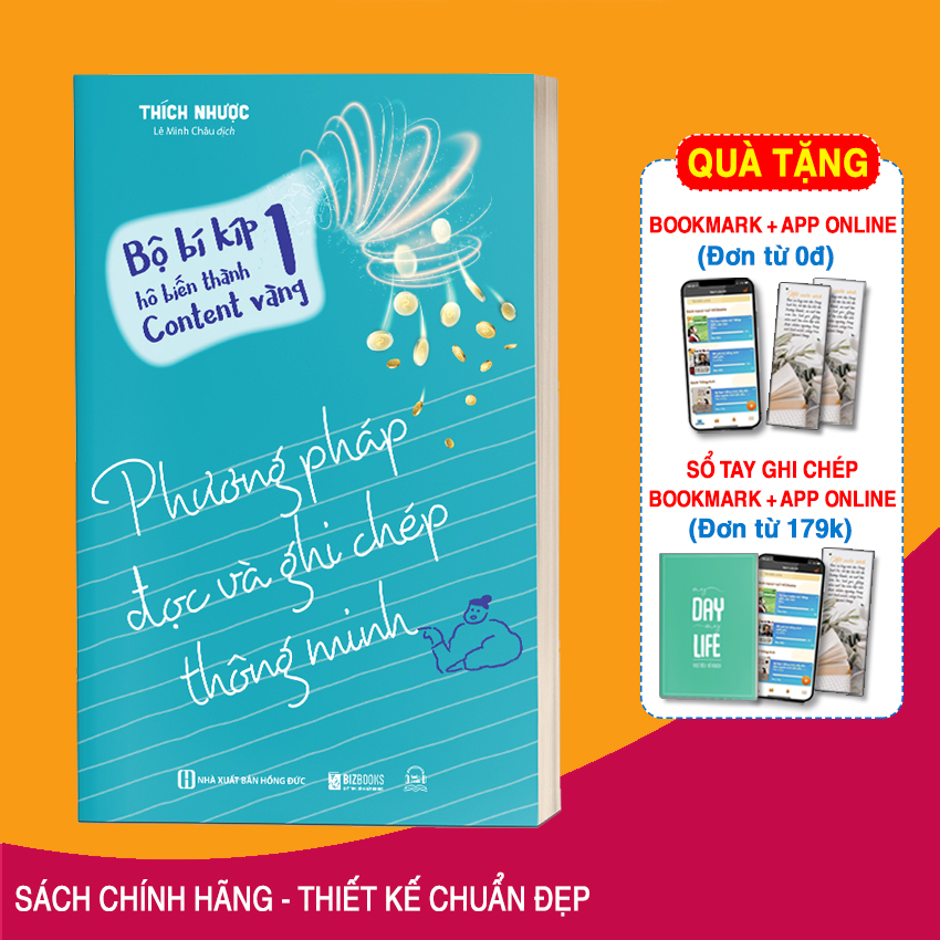 Combo 3 Cuốn Bí Kíp Hô Biến Thành Content Vàng: Tư Duy Viết Lách Có 1 - 0 - 2 Bạn Cần Biết, Phương Pháp Đọc Và Ghi Chép Thông Minh, Kỹ Thuật Viết Thôi Miên Độc Giả