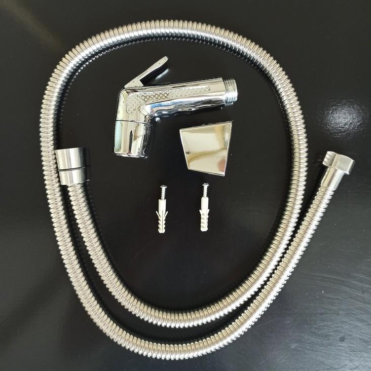 Bộ xịt vệ sinh bằng nhựa ABS mạ Crom chống xước siêu bền siêu mạnh giá tốt - Mẫu 1