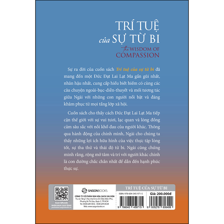 Trí Tuệ Của Sự Từ Bi _Saigon Books