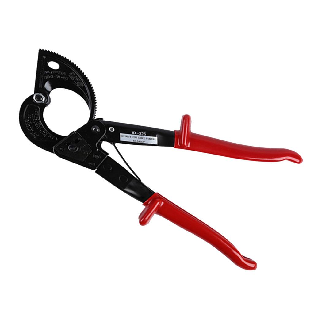 Tự Điều Chỉnh Ratchet Cắt Cáp Đục Được 240mm² Max Nhôm Dây Đồng Cắt HS-325A Cắt Dây Siết Tay dụng Cụ