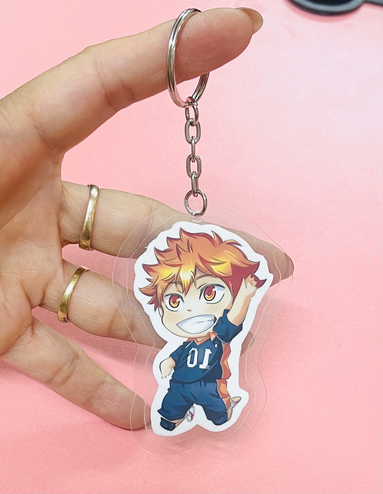 Set 3 Móc khóa cắt tỉa Haikyuu-Hinata Shouyou