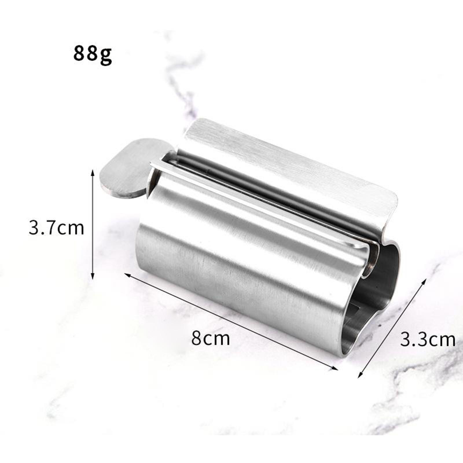 Toothpaste Squeezer 304 Stainless Steel Toothpaste Tube Wringer Seat Holder Stand for Bathroom