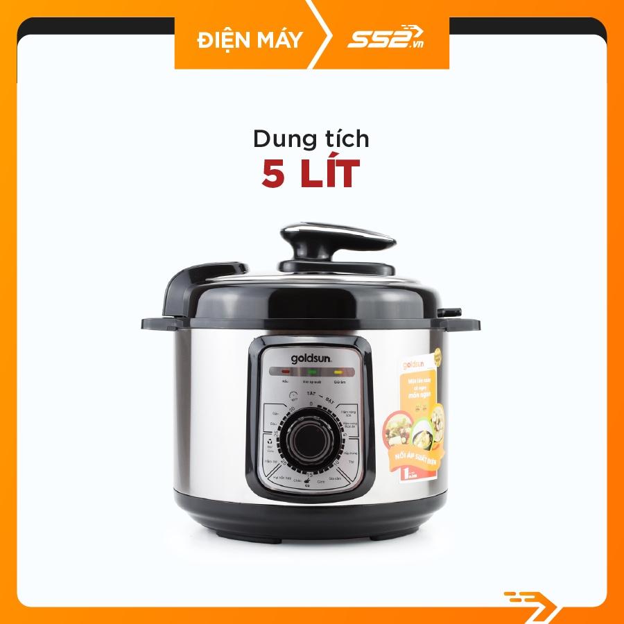 Nồi áp suất điện cơ Goldsun CD3601 (5L)-Hàng Chính Hãng