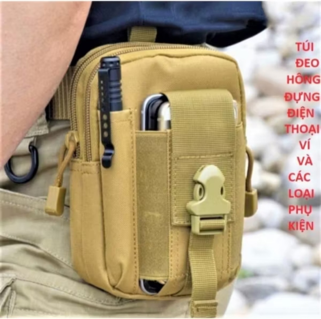 1 CÁI TÚI ĐEO HÔNG ĐAI THÁT LƯNG CÓ NHIỀU NGĂN ĐỰNG ĐIÊN THOAI PHỤ KIỆN THUẬN TIỆN