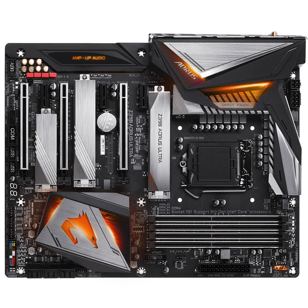 Bo Mạch Chủ Mainboard GIGABYTE Z390 AORUS Ultra  (SK1151) - Hàng Chính Hãng