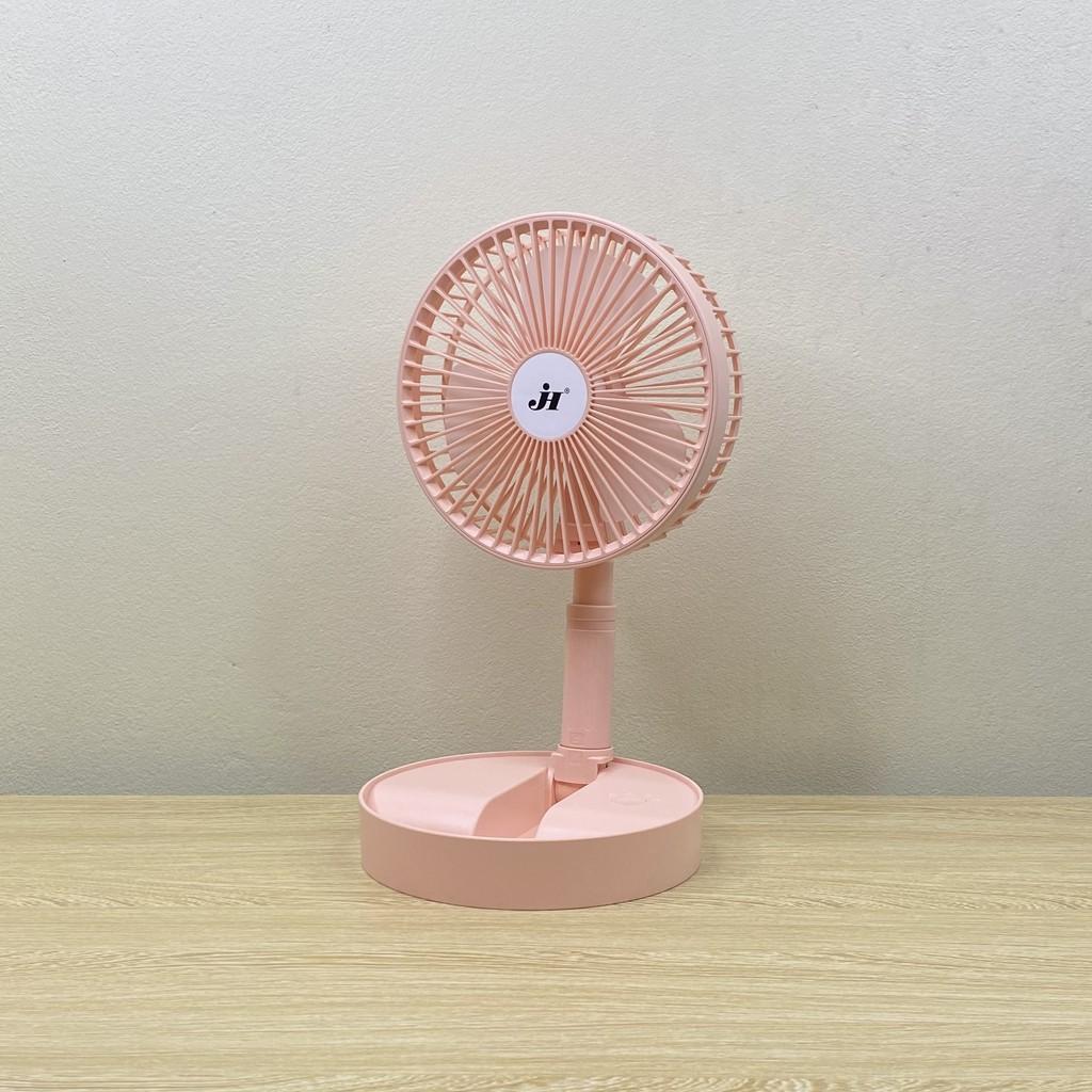 QUẠT SẠC TÍCH ĐIỆN GẤP GỌN JH - 2028 CỰC MÁT