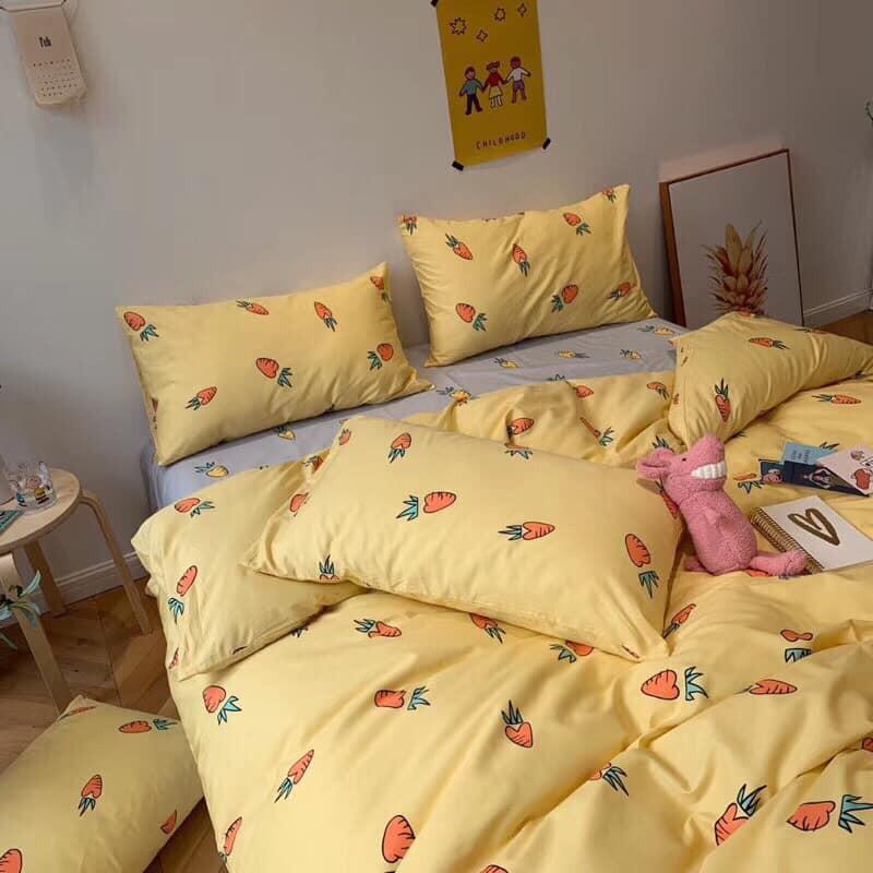 Set Chăn Ga Gối Cotton Living Cao Cấp