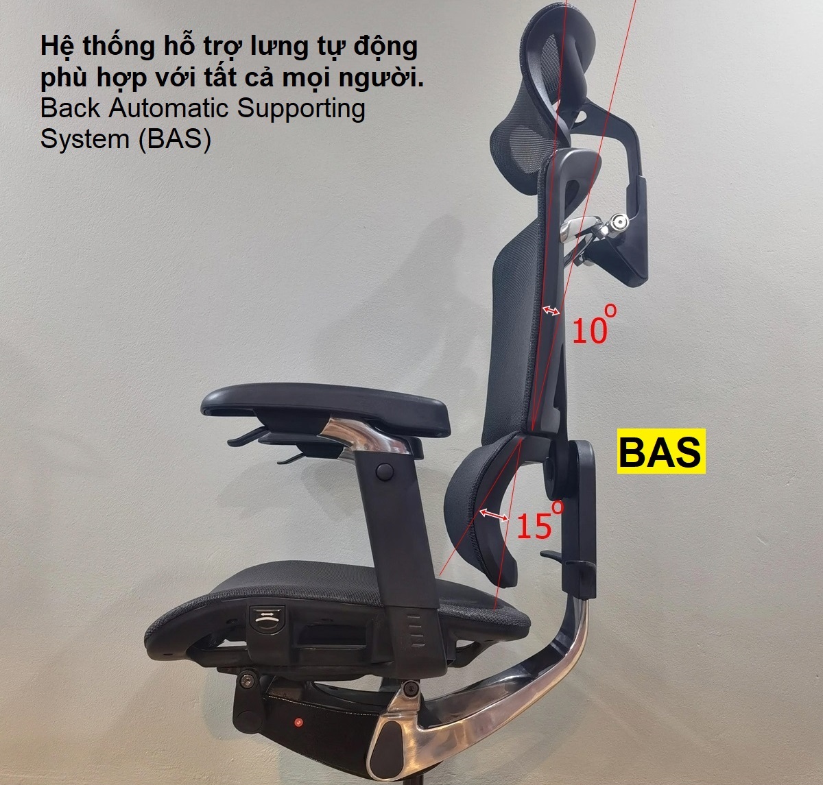 Ghế lưới văn phòng Ergonomic GTChair I-see