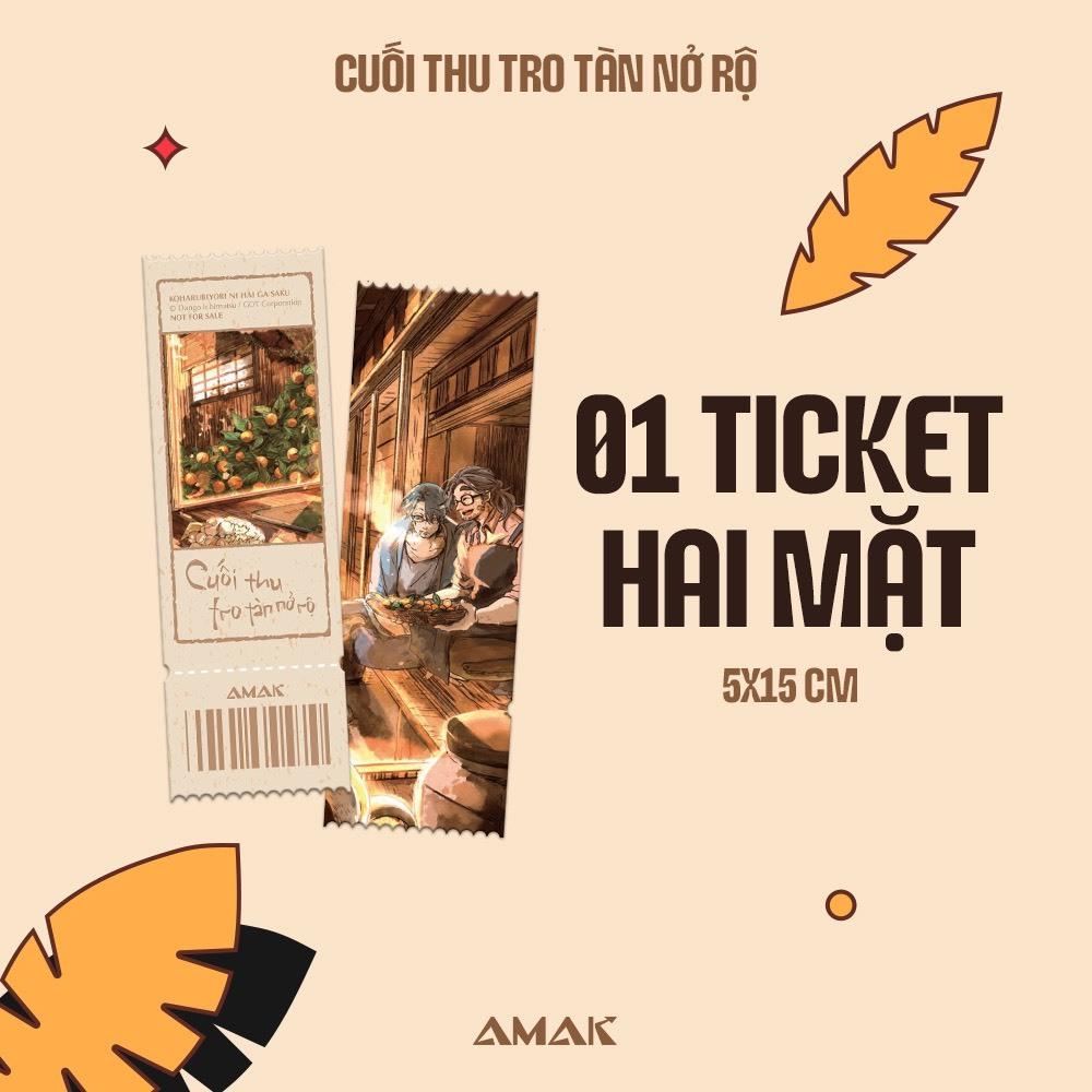 Truyện tranh Cuối thu tro tàn nở rộ - Tặng kèm Ticket + Postcard - Boys Love - AMAK