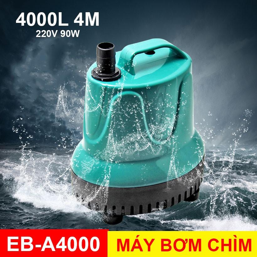 Máy Bơm Nước Chìm Cho Bể Cá, Máy Bơm Lọc Siêu Yên Tĩnh Hút Nước 360độ, 220V EBANG EB-A300, EB-A600, EB-A800