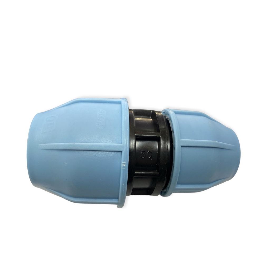 Phụ kiện măng sông ống HDPE 50mm, Không Cần Hàn
