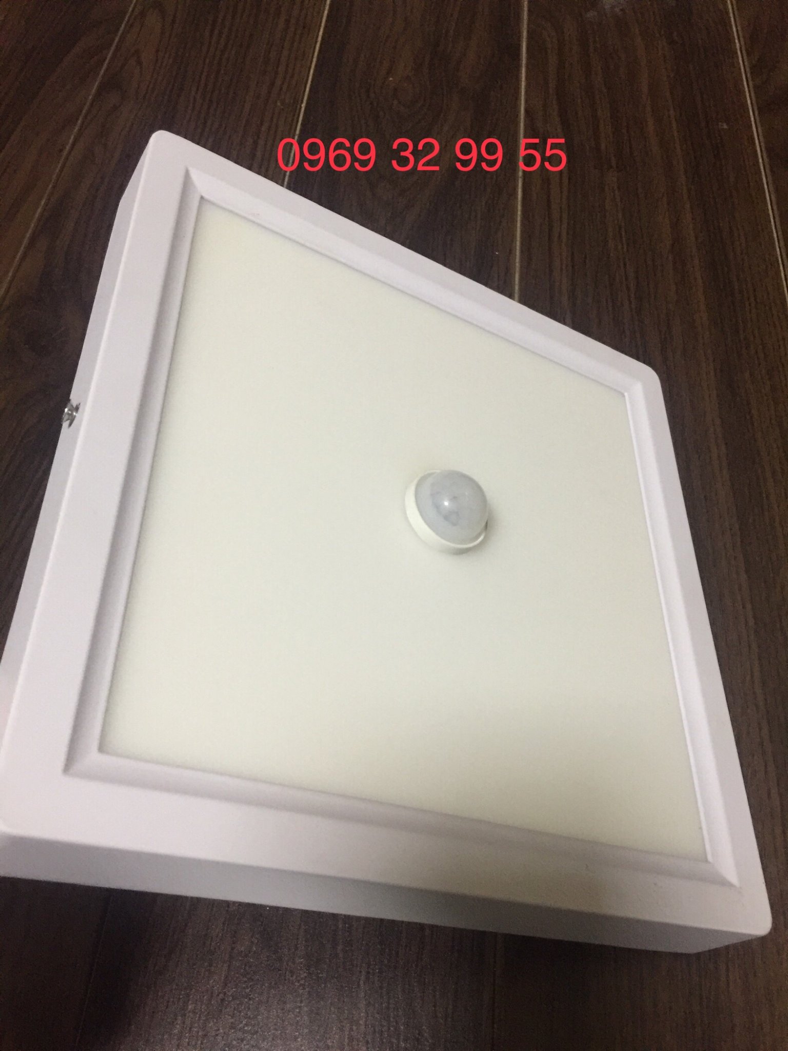 Ốp Trần Vuông Cảm Biến Chuyển động, Đèn Cảm Biến Ánh Sáng, 220V,TH Mắt Việt. Cs: 12W, 18W, 24W