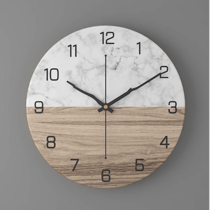 Nordic Marble Wall Clock Đồng Hồ trang trí cao cấp - Sky